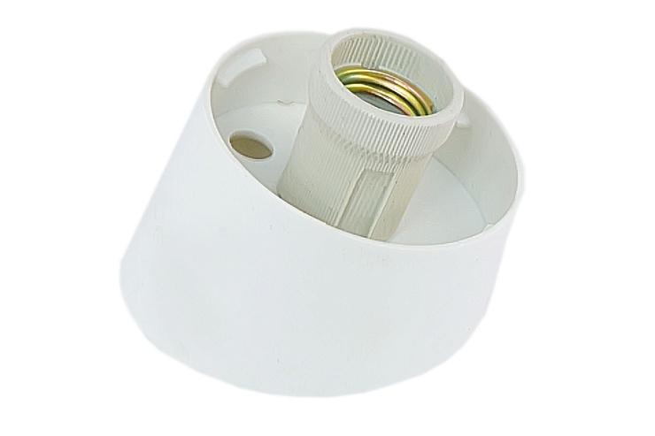 Светильник НББ-61-60-014 прозрачный стекло основание белый пластик ЭЛЕКТ Т0000002656