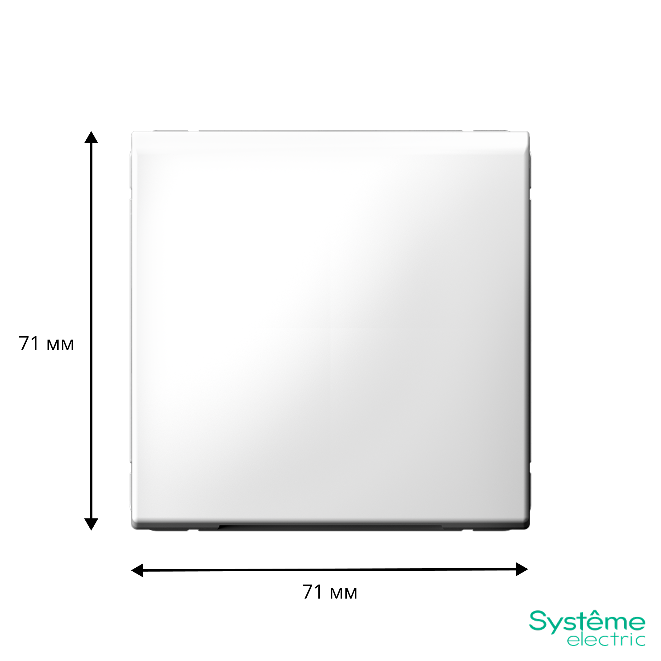 ARTGALLERY вывод кабеля, механизм, лотос Systeme Electric GAL001399