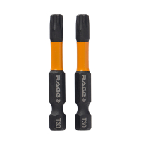 Набор бит торсионных IMPACT 2 шт TORX T30 S2 х 50 мм Rage 554150