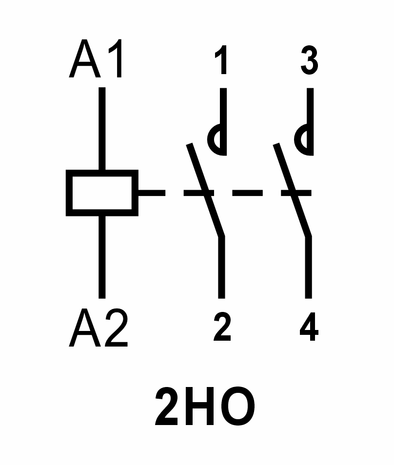 Контактор модульный 2НО контакта 25А 12В AC/DC Релеон KM120001225