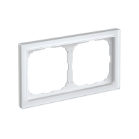 ARTGALLERY PURE 2-постовая РАМКА, ОРГАНИЧЕСКОЕ СТЕКЛО БЕЛЫЙ Systeme Electric GAL320102