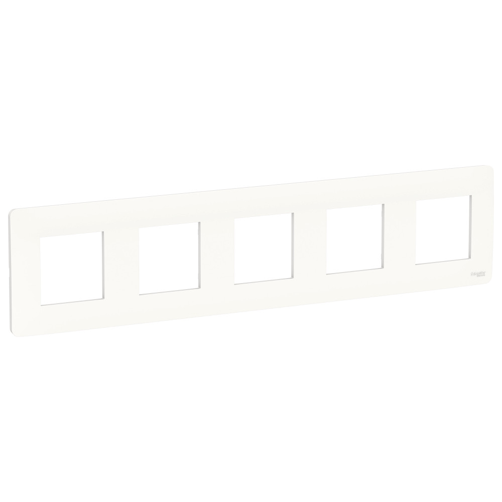 Рамка UNICA STUDIO пятипостовая белый Schneider Electric NU201018