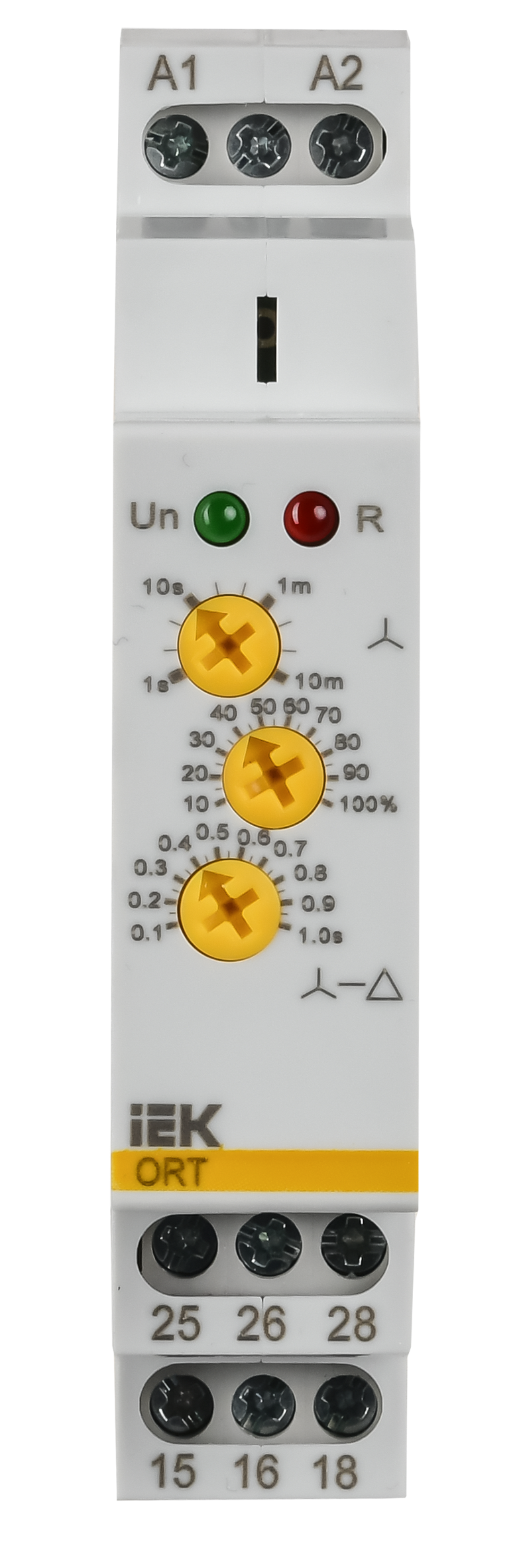 Реле пуска звезда/треугольник ORT.12-230 В AC/DC ONI ORT-ST-ACDC12-240V