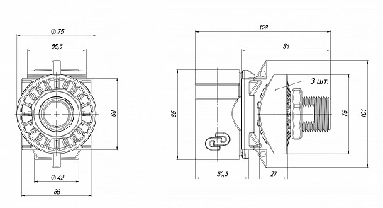 Адаптер скважинный улучшенный САУ Джилекс 9025