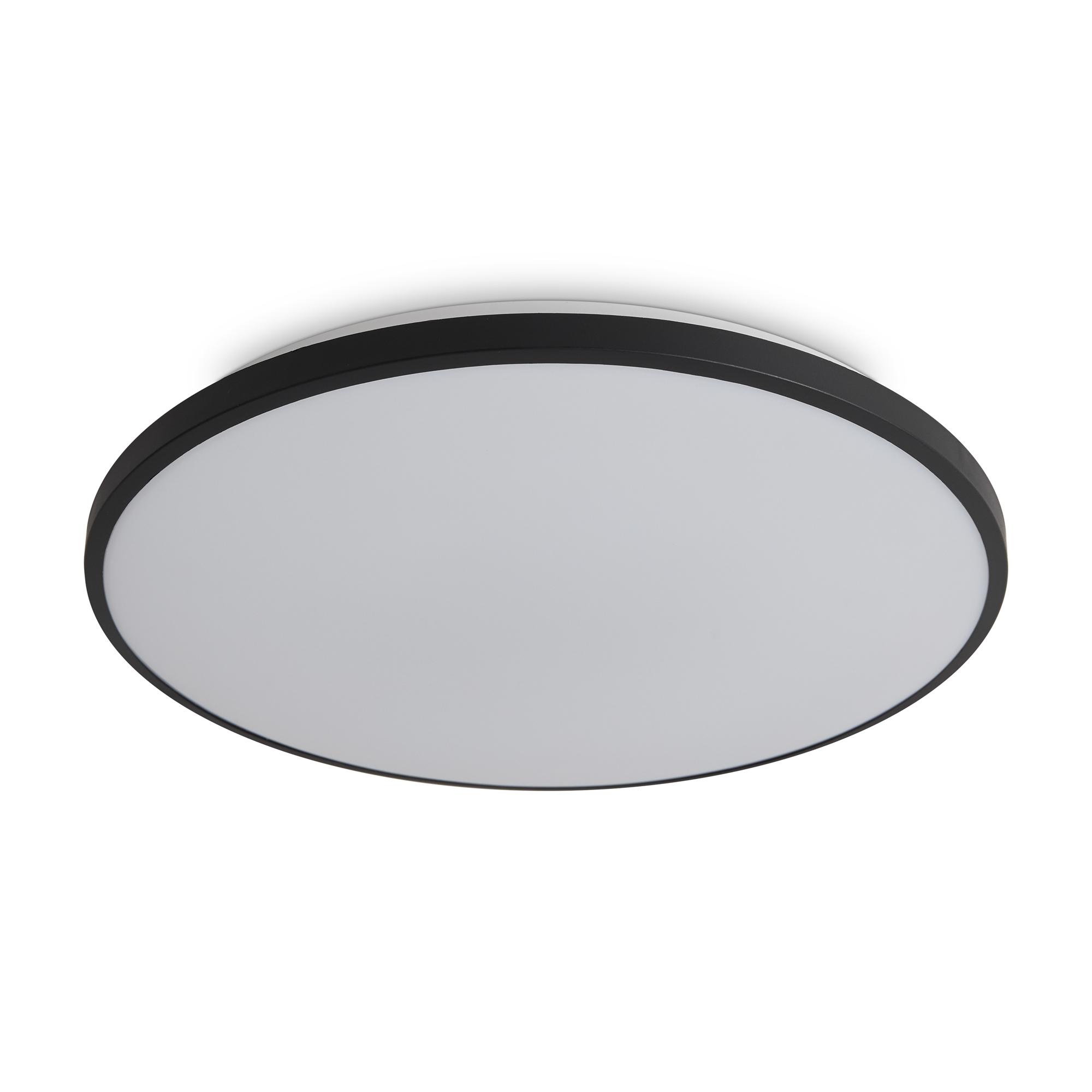 Светильник потолочный Obelle LED 24W 2000Лм 3000-6500К, RGB IP20 Черный Freya FR6211CL-L24B