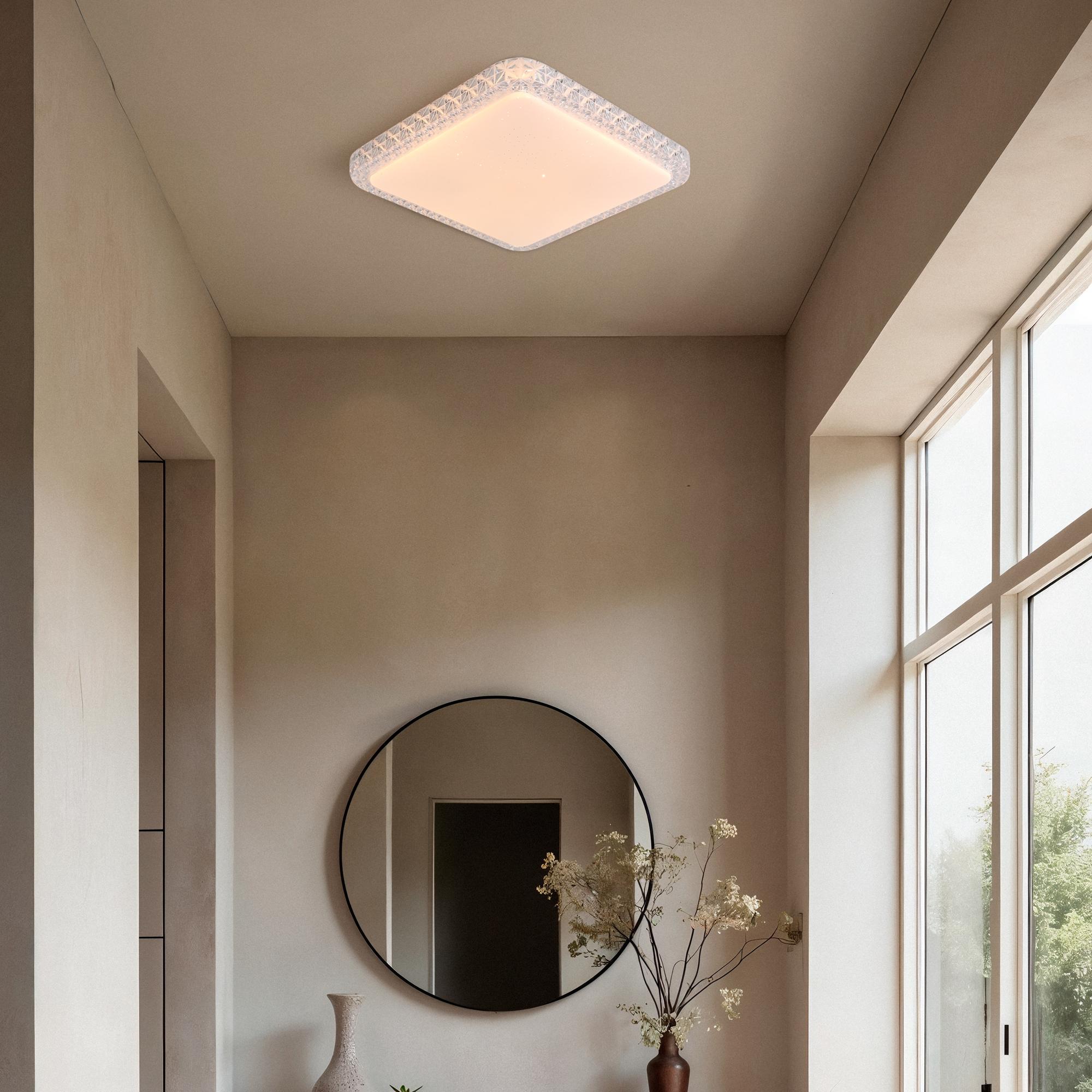 Светильник светодиодный потолочный Bissar LED 36W 1300Лм 3000-6500К, RGB IP20 Белый Freya FR6227CL-L36W