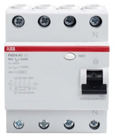 Выключатель дифференциального тока (УЗО) 4п 63А 300 мА FH204 АС ABB 2CSF204003R3630