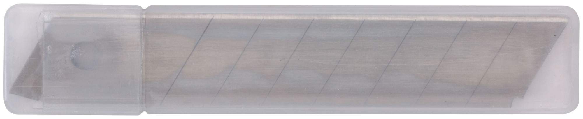 Лезвия для ножа технического 18 мм, 8 сегментов, сталь SK5 (10 шт) FIT 10420