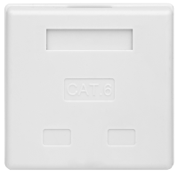 Компьютерная розетка 8P8C (RJ-45), UTP, Cat.6, 2 порта SUPRLAN 10-0310