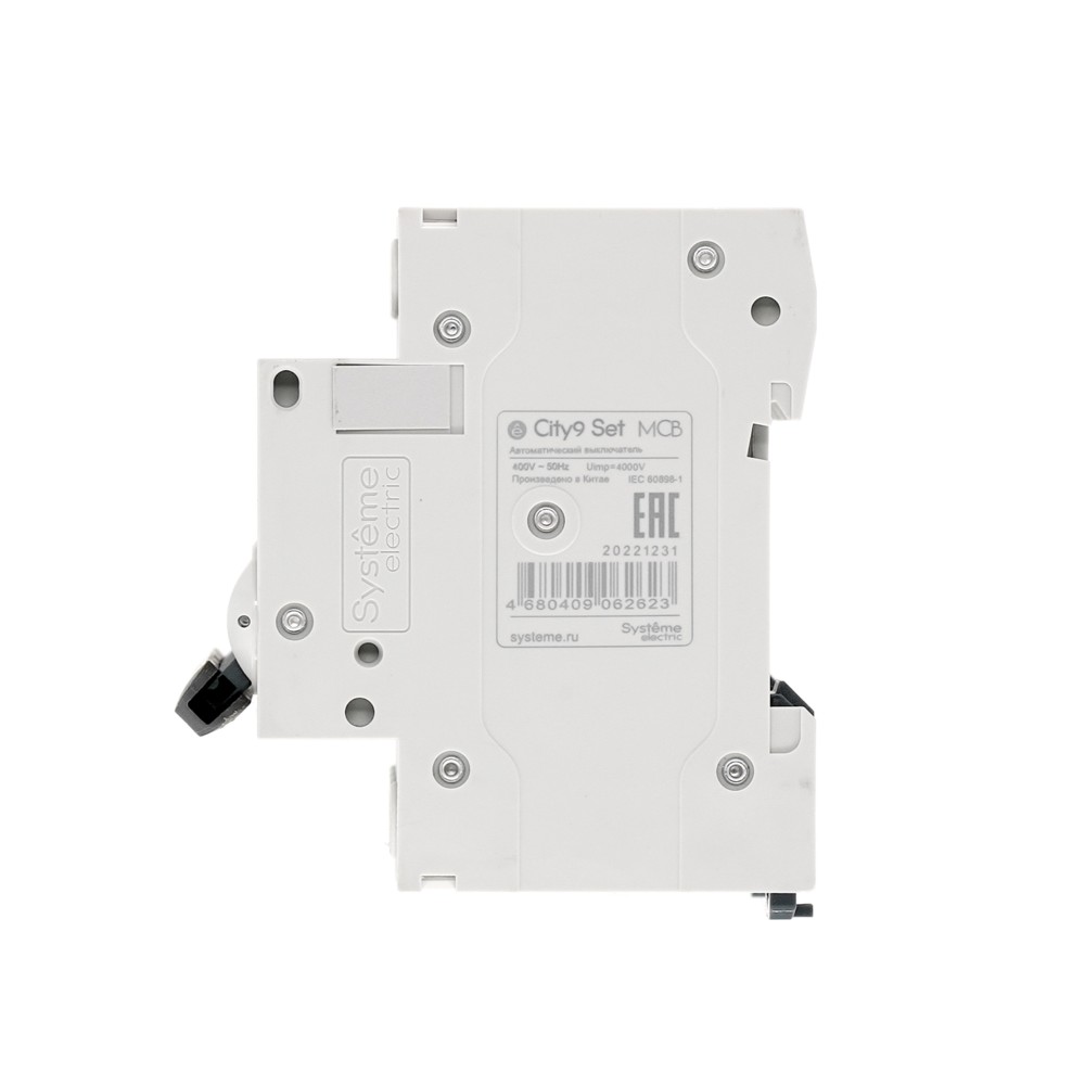 Выключатель автоматический четырехполюсный 25А С 4.5kA 400В City9 Set Systeme Electric C9F34425