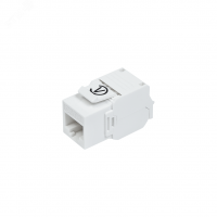 Модуль розеточный CAT6 UTP, Keystone, белый, 180 градусов СегментЭнерго 14616-11127 КА-00003720