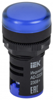 Лампа AD22DS LED матрица 22мм синий 230В IEK BLS10-ADDS-230-K07
