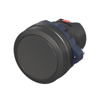 Головка кнопки плоская без фиксации, черная DKC M22P-FMBLP