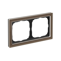 ARTGALLERY PURE 2-постовая РАМКА, ОРГАНИЧЕСКОЕ СТЕКЛО МОККО Systeme Electric GAL320602