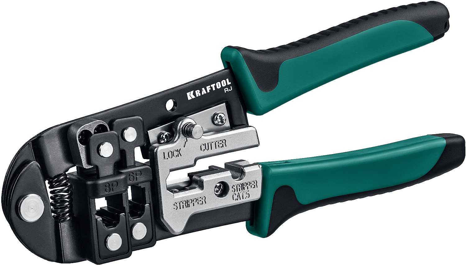 Универсальный кримпер RJ45 RJ11/RJ12 RJ KRAFTOOL 22699