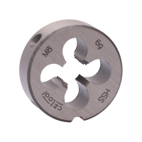 Плашка М8х1,25 HSS DIN22568 6g 25х9мм Bucovice Tools 240080