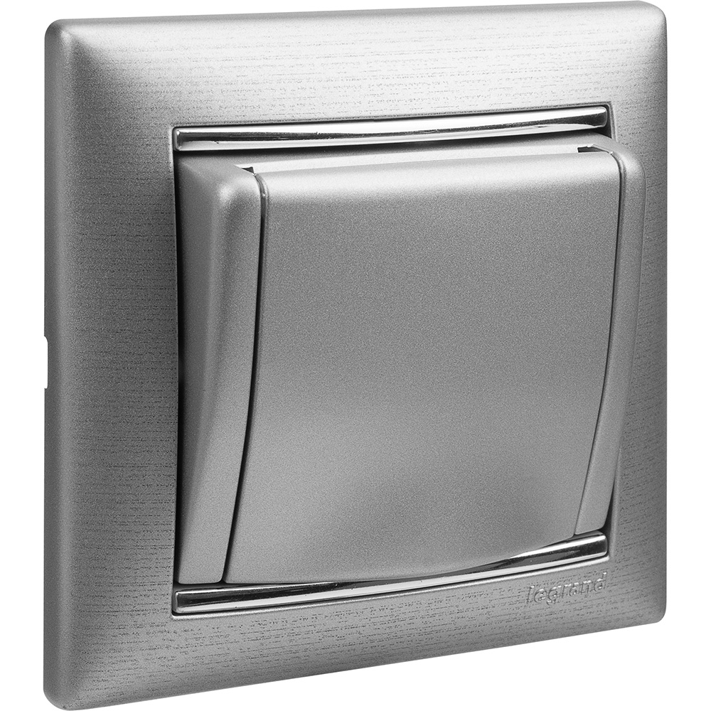 VALENA Рамка 1 пост матовый алюминий IEK 770331