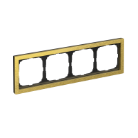 ARTGALLERY PURE 4-постовая РАМКА, МЕТАЛЛ ЗОЛОТО Systeme Electric GAL312404