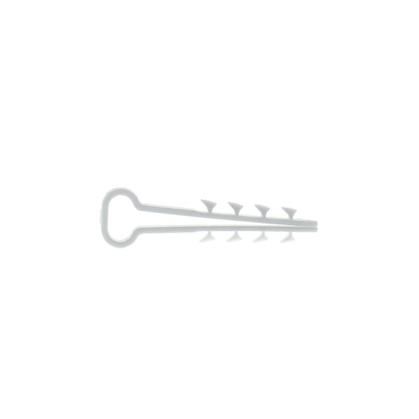 Дюбель-хомут 6х12 полипропилен белый Simple (50шт) EKF plc-cd-6x12w