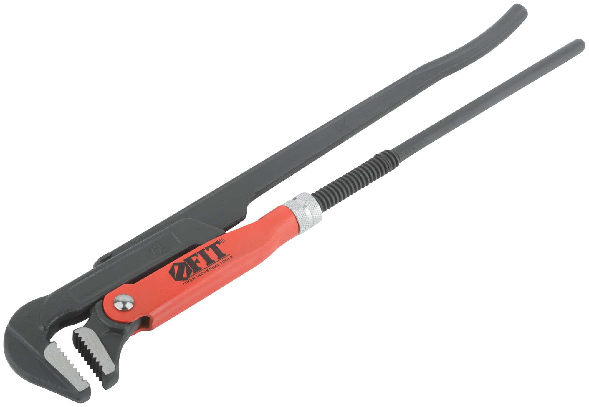 Ключ трубный газовый 90 гр (тип L), инстр.сталь 1.5'' (400 мм) FIT 70372