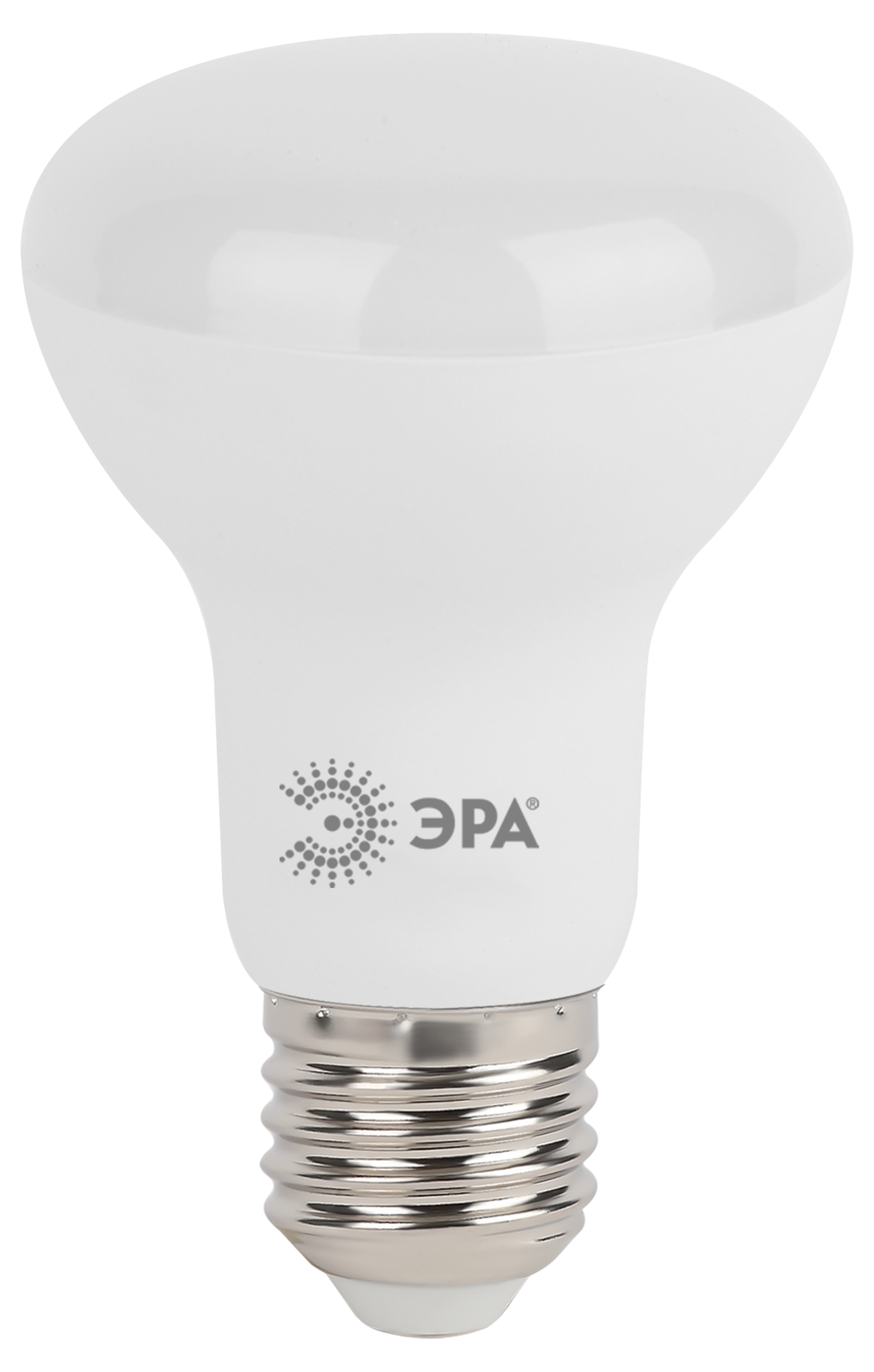 Лампа светодиодная LED 8 Вт 640Лм 2700К рефлектор теплый E27 170-265В LED R63-8W-827-E27 Standart ЭРА Б0020557