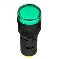 Лампа AD16DS(LED) матрица D16мм зеленый 230В AC КЭАЗ 357821