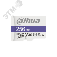Карта памяти microSD, 256 ГБ, UHS-I,TBW 50 ТБ Dahua DHI-TF-C100/256GB 135709