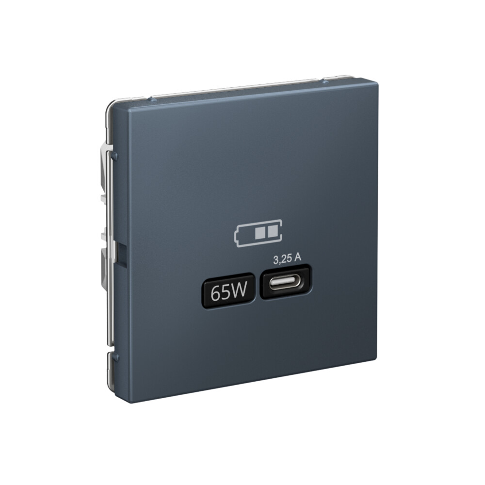 ARTGALLERY USB розетка тип-С 65Вт высокоскор.заряд. QC, PD, механизм, грифель Systeme Electric GAL000727