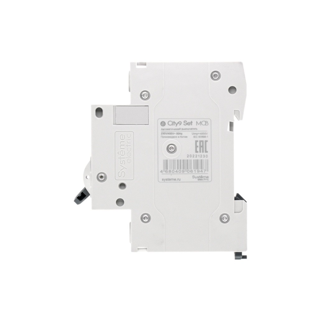 Выключатель автоматический однополюсный 10А С 4.5kA 230В City9 Set Systeme Electric C9F34110