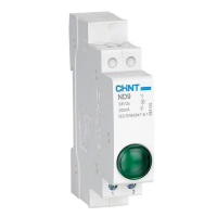 Индикатор ND9-1/g зелёный AC/DC230В LED R CHINT 594108