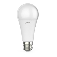 Лампа светодиодная LED 16 Вт 1440 лм 3000К А60 груша теплый E27 AC 220В Black Gauss GAUSS 102502116