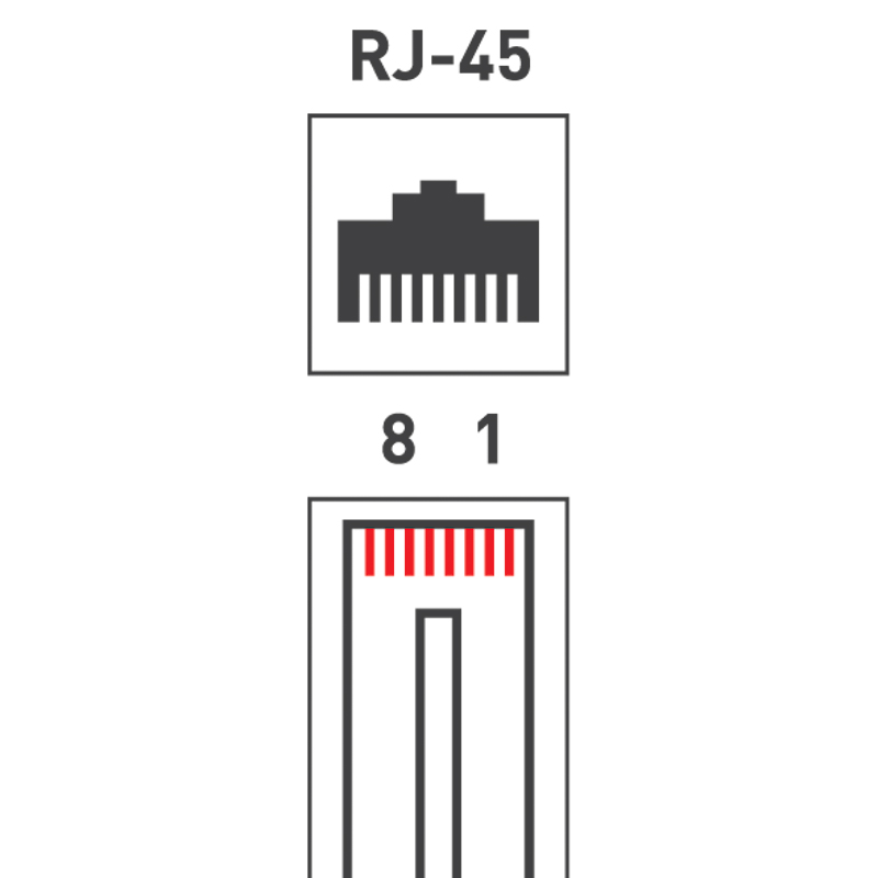 Джек RJ-45 8P8C CAT 5e, REXANT 05-1021