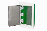 Корпус встраиваемый с прозрачной дверью 3ряд/36мод 2 розетки City9 Box IT к Systeme Electric EZ9E312S2FIT