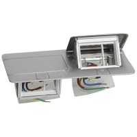 Блок выдвижной 6 (2х3)модуля алюминий Legrand/Daccord 54012 054012