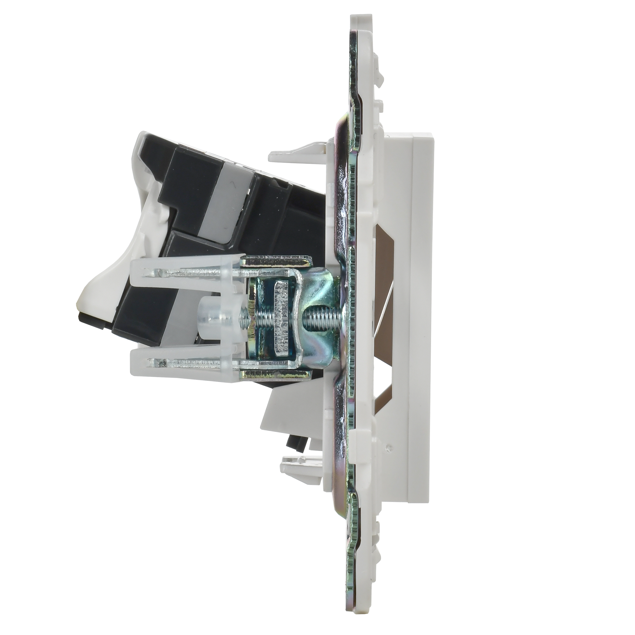 SKANDY Розетка компьютерная RJ45 кат.5E SK-K01W арктический белый IEK SK-K10-1-K01