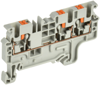 Колодка клеммная CP-MC 3 вывода 2,5мм2 серая IEK YCT22-00-3-K03-002
