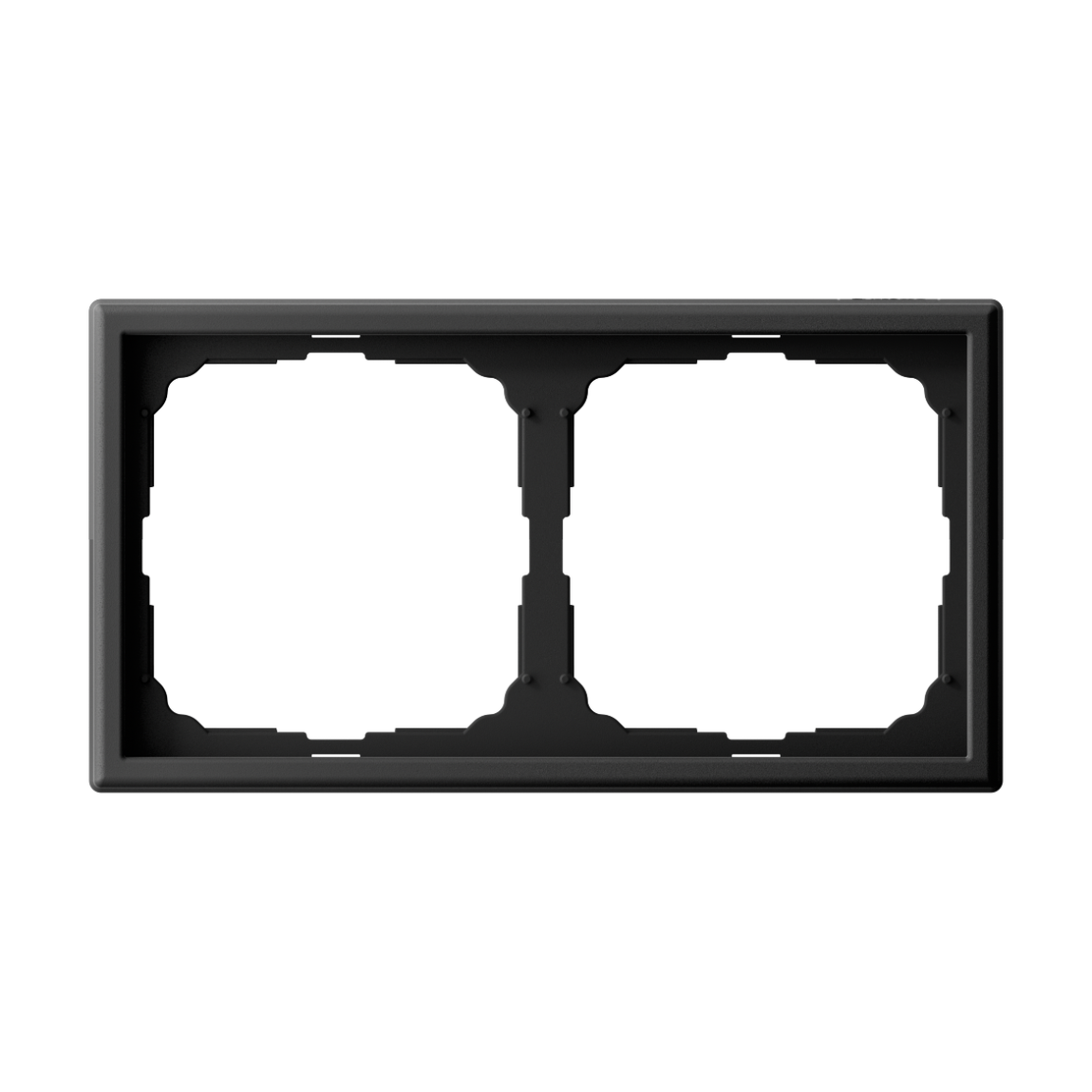 ARTGALLERY рамка 2-постовая, универсальная, карбон Systeme Electric GAL001002