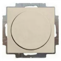 BASIC 55 Диммер 400 Вт поворотно-нажимной в рамку бежевый ABB 2251 UCGL-92-507 2CKA006515A0843