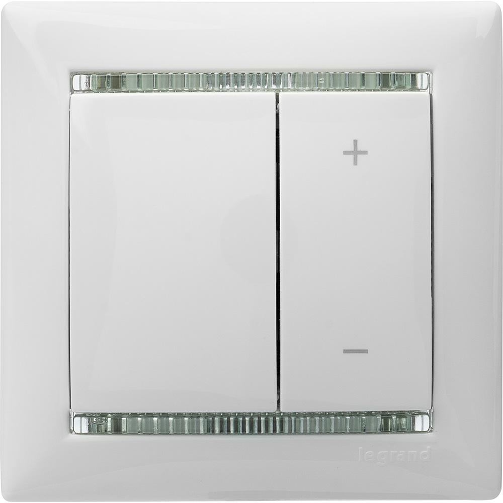 VALENA Рамка 1 пост белая кристалл Legrand 774461