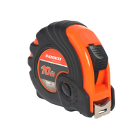 Рулетка MTP-10, ударопрочный корпус, обрезиненная, 10м Patriot 350005010