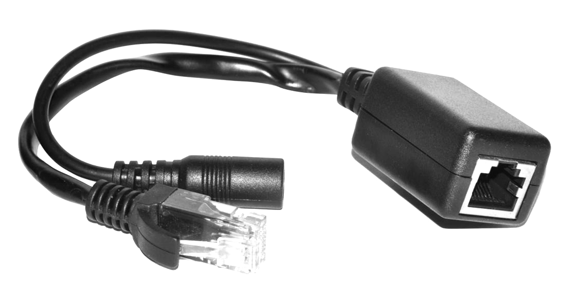 Комплект пассивный (инжектор + сплиттер) для передачи PoE по кабелю Cat 5e. SC&T PPK-11 00010642