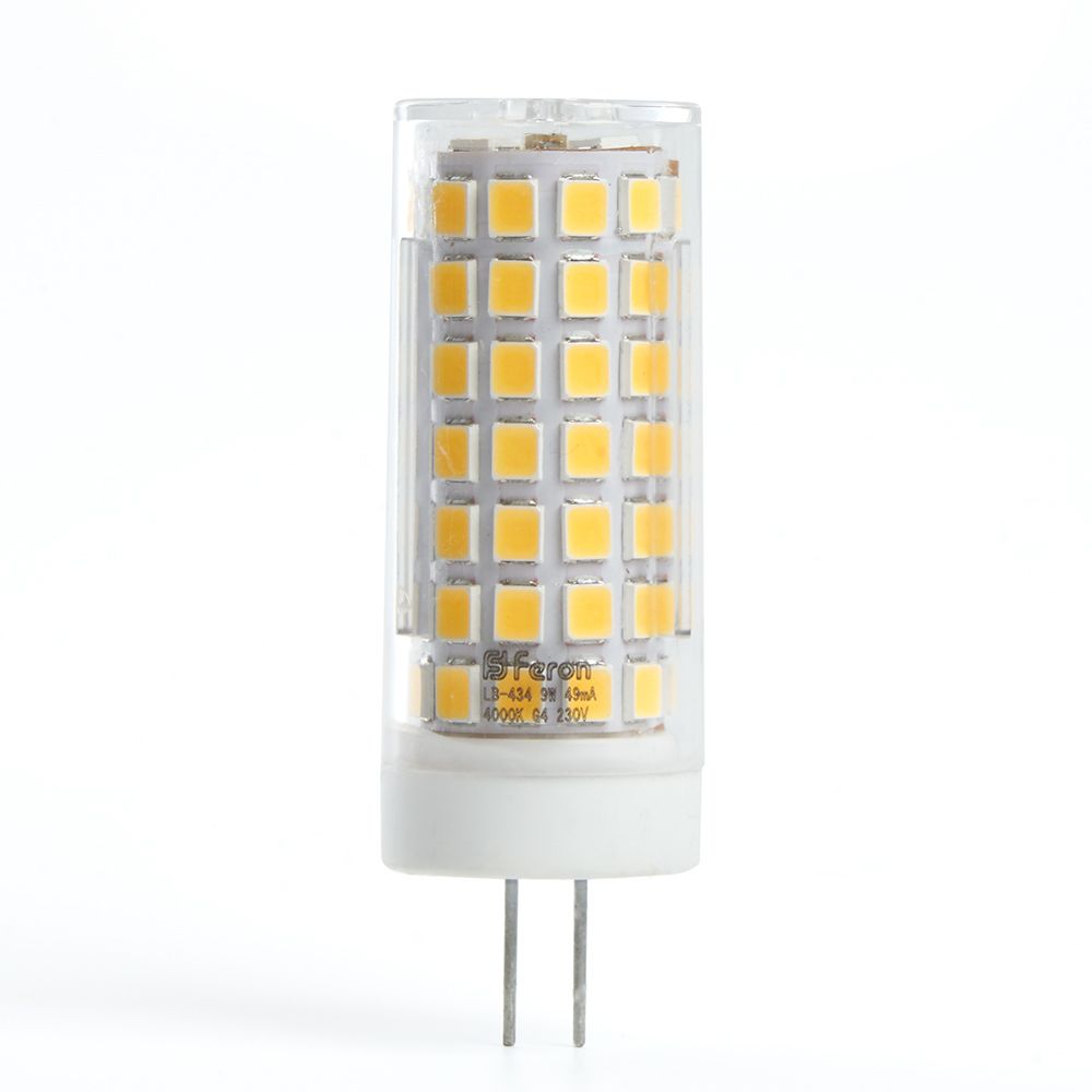 Лампа светодиодная LED 9вт 230в G4 белый капсульная FERON LB-434 38144