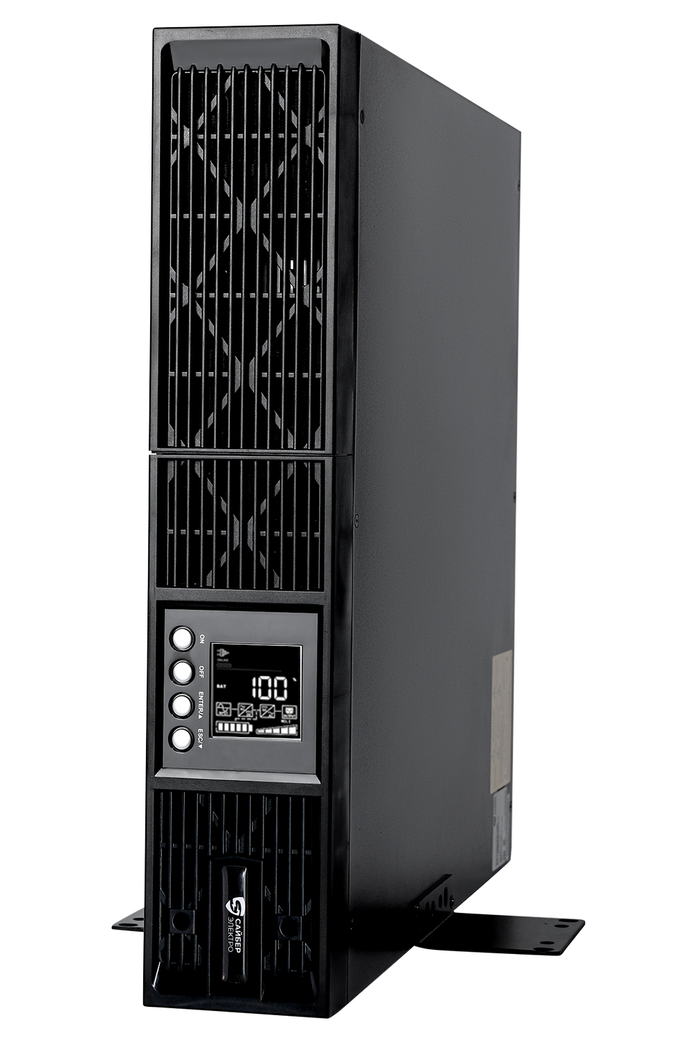 Источник бесперебойного питания Online Rack/Tower 3000ВА/2700Вт. USB, RS-232, SNMP Slot, EPO, 8 IEC С13, C19 (12В /9Ач. х 6) Сайбер Электро ЭКСПЕРТ-3000Р 1000664858