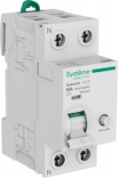Выключатель дифференциального тока (ВДТ) 63A 2P 30мА Тип-AC 230В Systeme9 Systeme Electric S9R12263