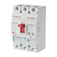 Выключатель автоматический YON MGS250 3P 200-250A 25kA DKC MGS250M-3TAMF0250