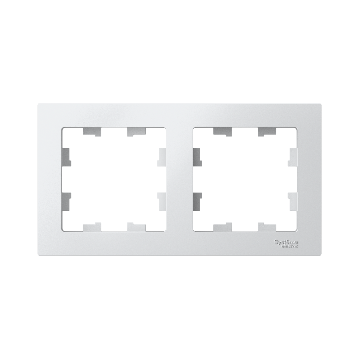 Рамка двухпостовая ATLASDESIGN универсальная белый Systeme Electric ATN000102