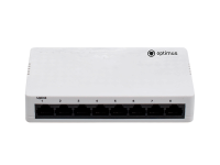 Коммутатор неуправляемый 6x100Мбит/с (RJ45), 1x100Мбит/с (RJ45) Optimus CCTV U1EN-7F/1F В0000018135