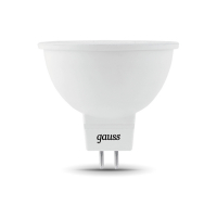 Лампа светодиодная LED 5 Вт 530 лм 6500К софит MR16 холодный GU5.3 AC 220В Black Gauss GAUSS 101505305
