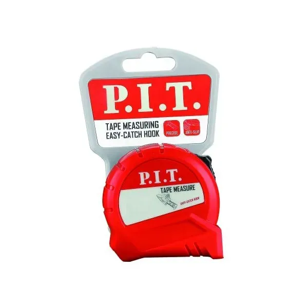 Рулетка с фиксатором   7.5 м x 25 мм, ABS P.I.T. HTPM01-75MA