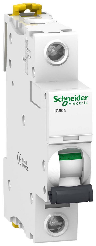 Выключатель автоматический однополюсный 6А С iC60N 6кА Schneider Electric A9F79106